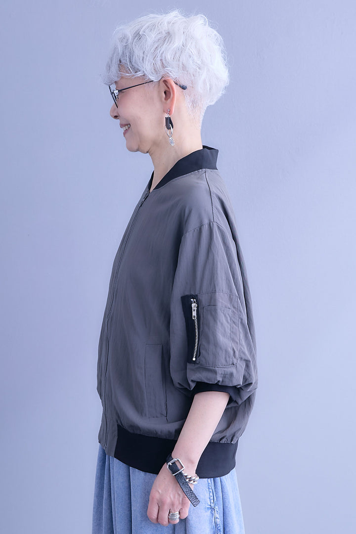 【予約】バルーンハーフスリーブMA-1ジャケット