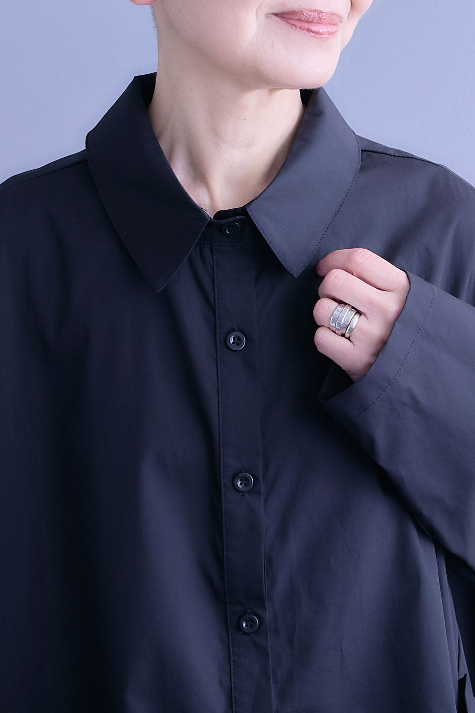 【予約】ロングテールアシメカットデザインシャツ