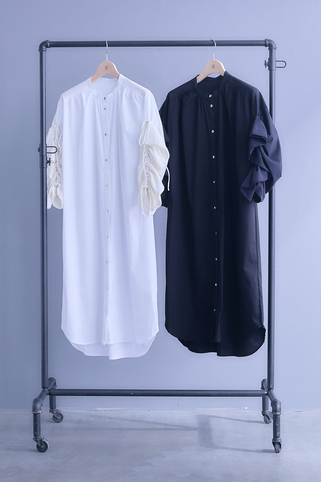 【予約】ドロストスリーブシャツワンピース