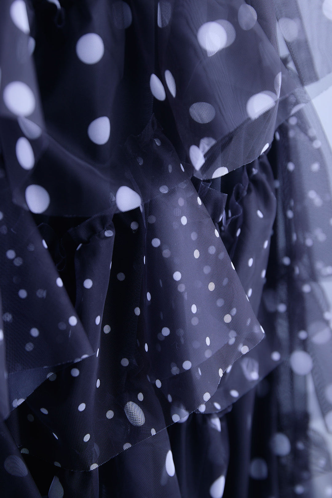 【予約】ドットレイヤードチュールスカート