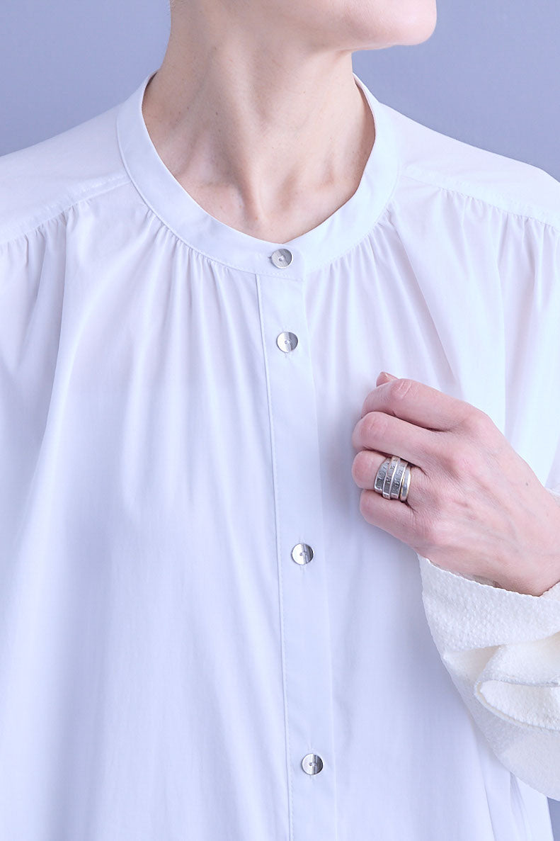 【予約】ドロストスリーブシャツワンピース