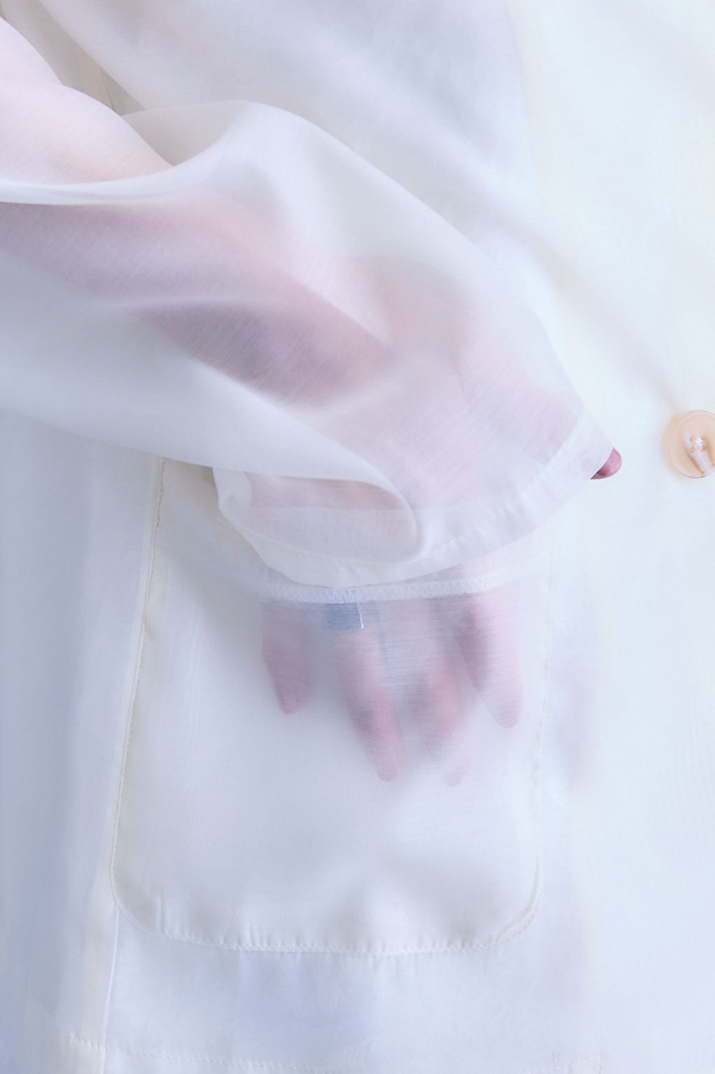 【SET】シアーポプリンダブルテーラードジャケット+ウェーブモチーフスタンドネックブラウス+2WAYラメサテンプリーツ×シアーティアードチュールスカート(3set)