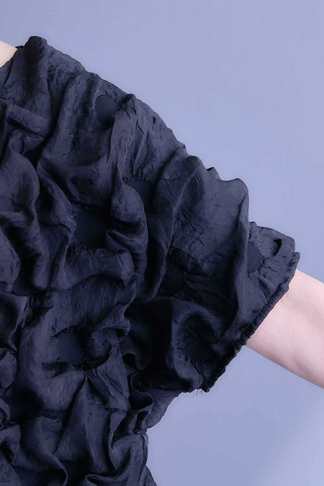 【SET】マトラッセボリュームフリルトップス+アシンメトリープリーツスカート(2set)