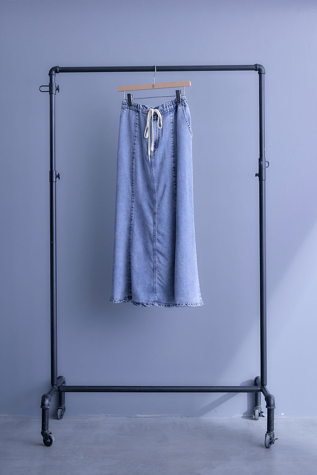 【予約】接触冷感テンセルデニムマーメイドフレアスカート