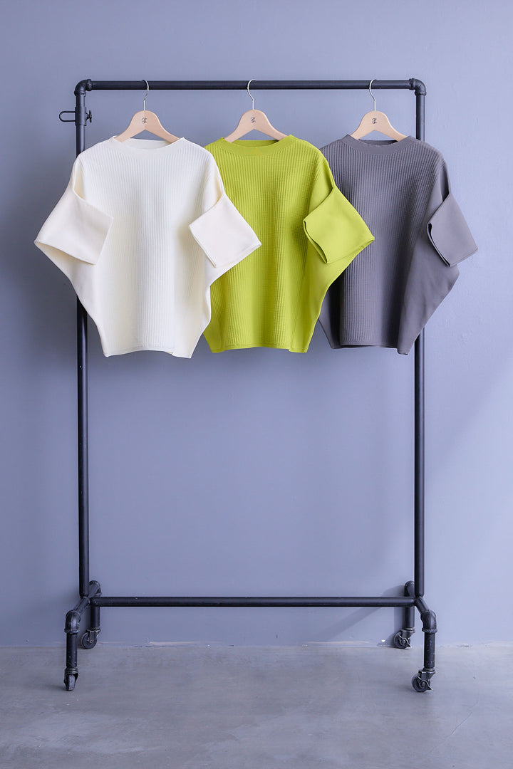 【SET】アップスリーブニットプルオーバー+2WAYラメサテンプリーツ×シアーティアードチュールスカート(2set)