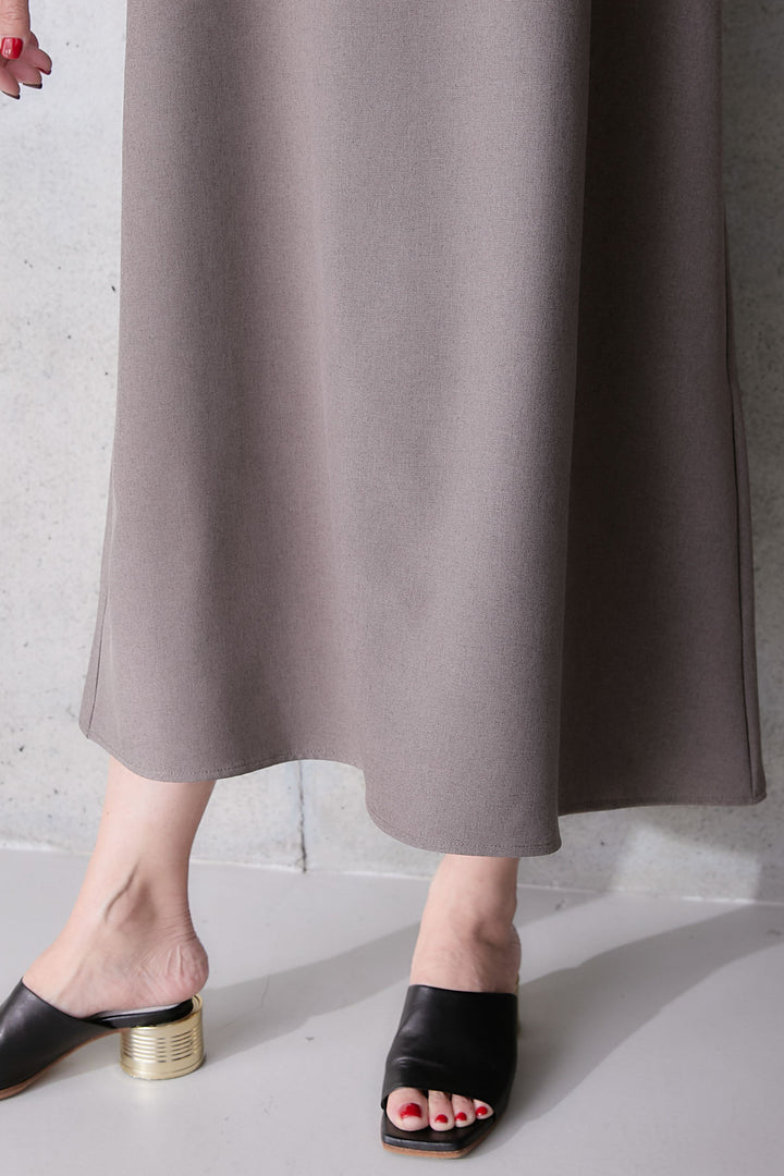 【予約】リネンタッチケープデザインワンピース