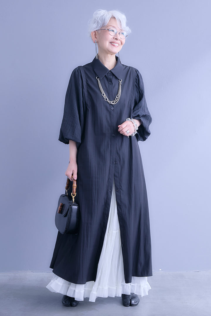 【予約】ソフトシャインクリンクルプリーツスカート