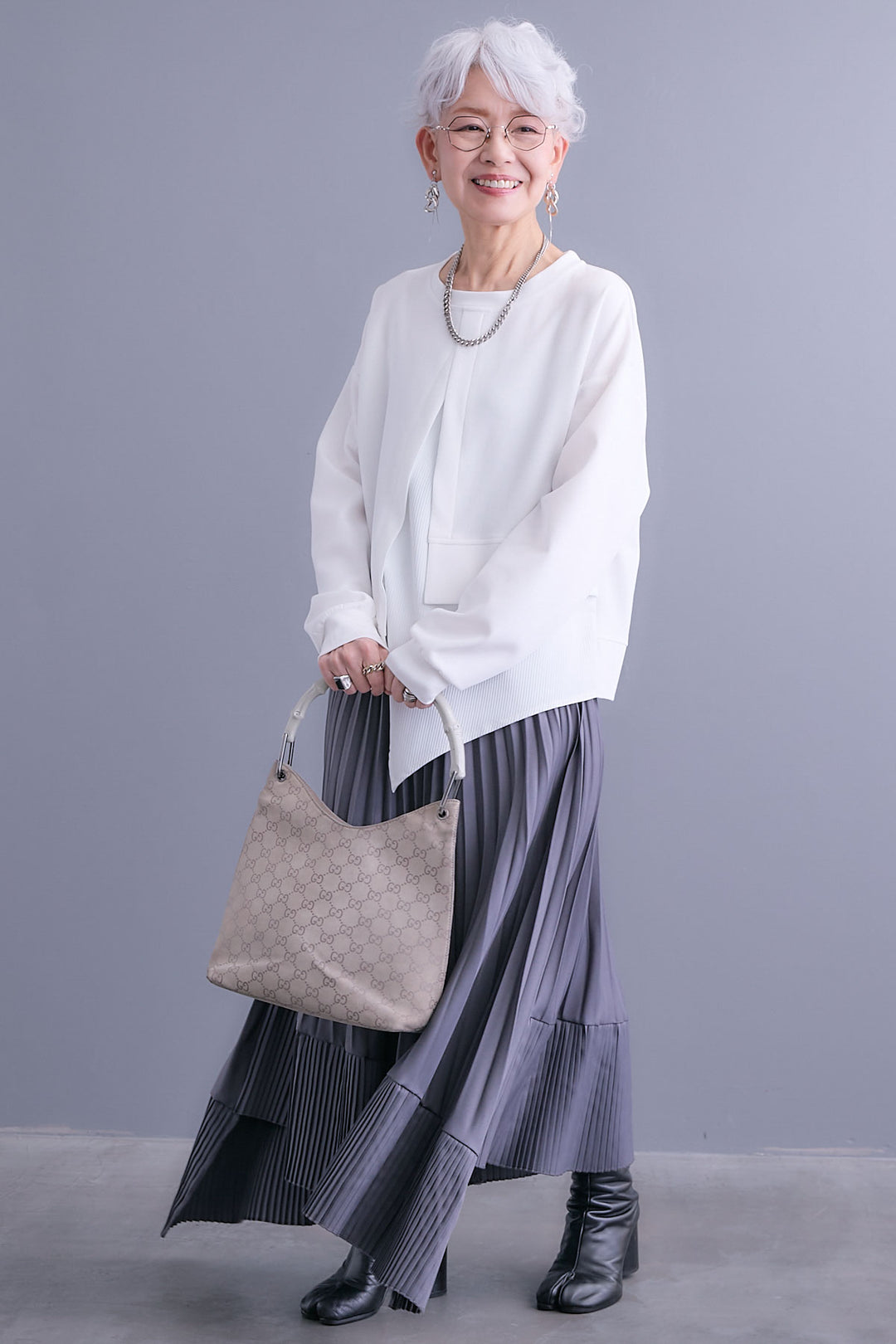 【予約】レイヤードデザインアシンメトリープルオーバー