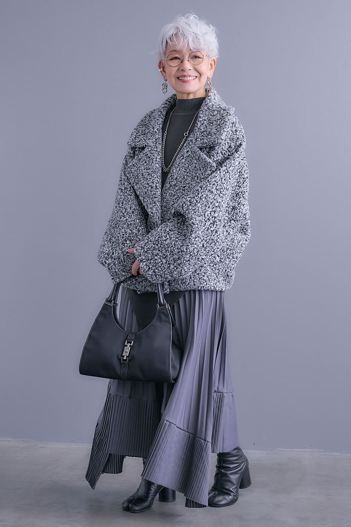 【予約】ブークレーオーバーミディコート