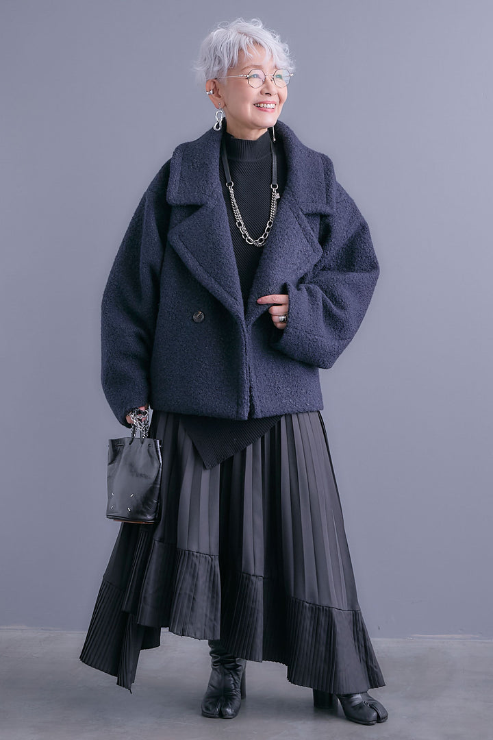 【予約】ブークレーオーバーミディコート