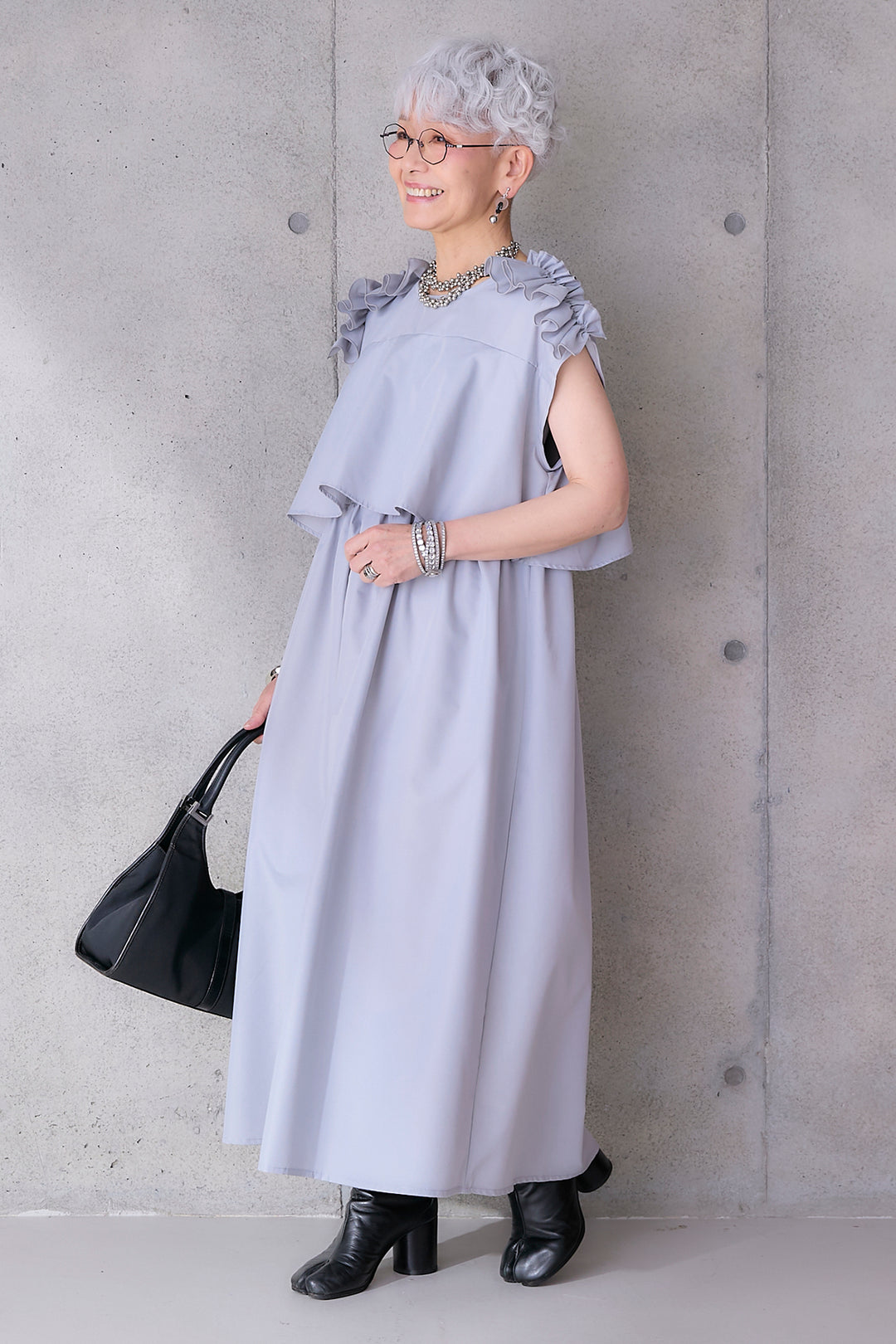 【予約】フリルスリーブセパレートライクワンピース