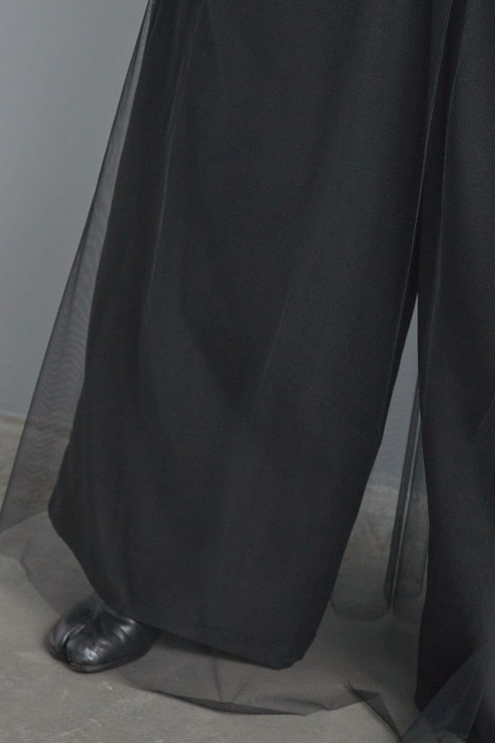 【予約】アシメチュールレイヤードワイドパンツ