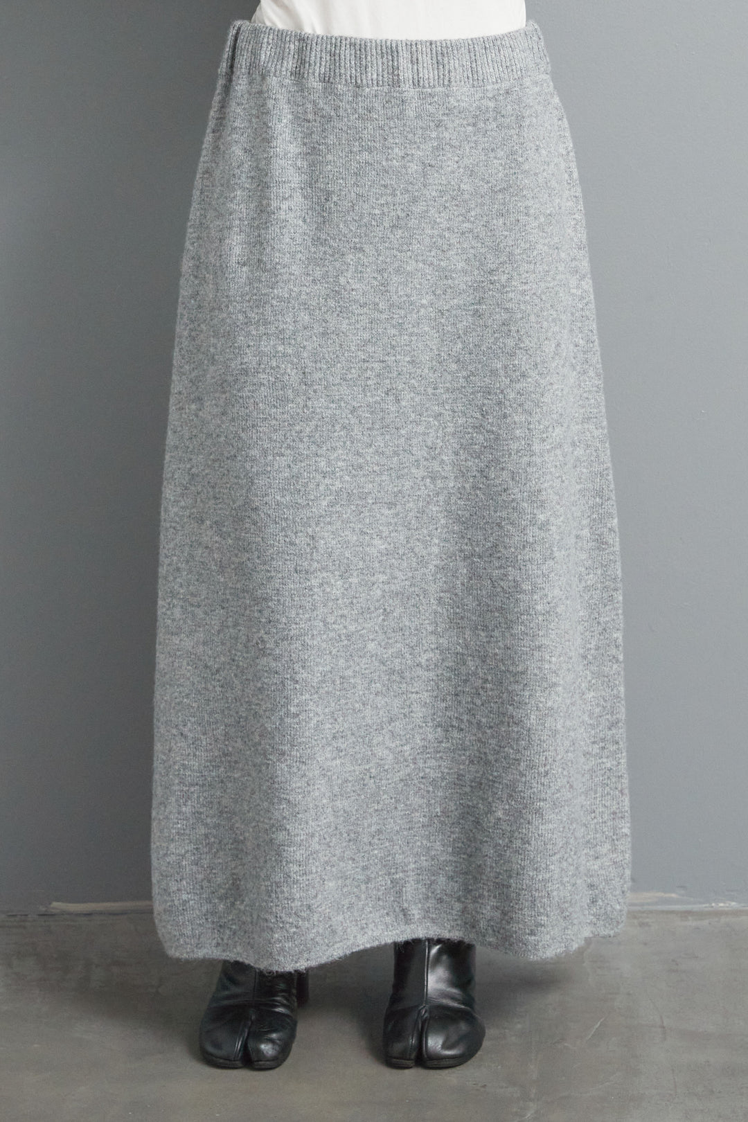 【SET】ビジューニットセットアップ+ラウンドシルエットエコレザーノーカラージャケット(2set)