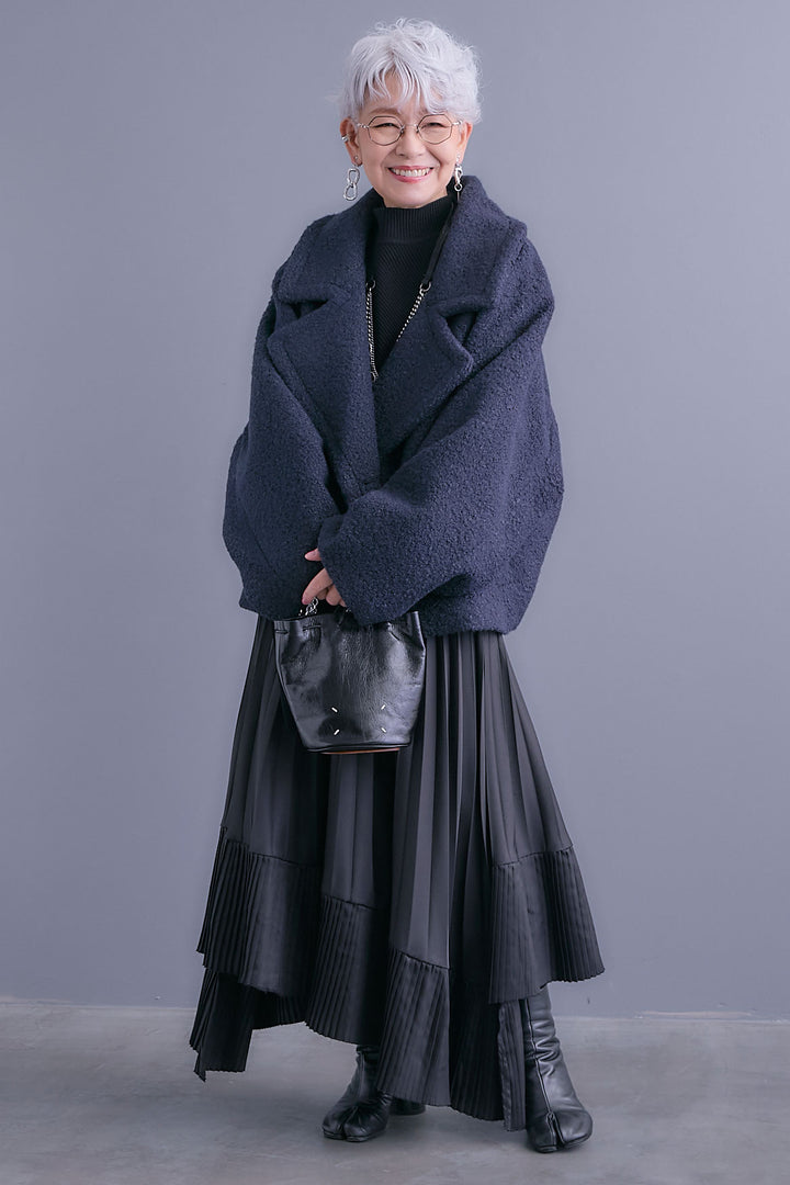 【予約】ブークレーオーバーミディコート