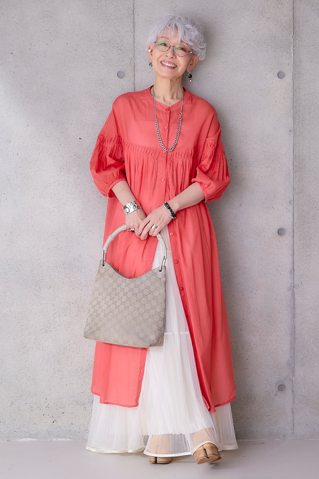 【SET】コットンボイルピンタックエアリーワンピース+2WAYラメサテンプリーツ×シアーティアードチュールスカート(2set)