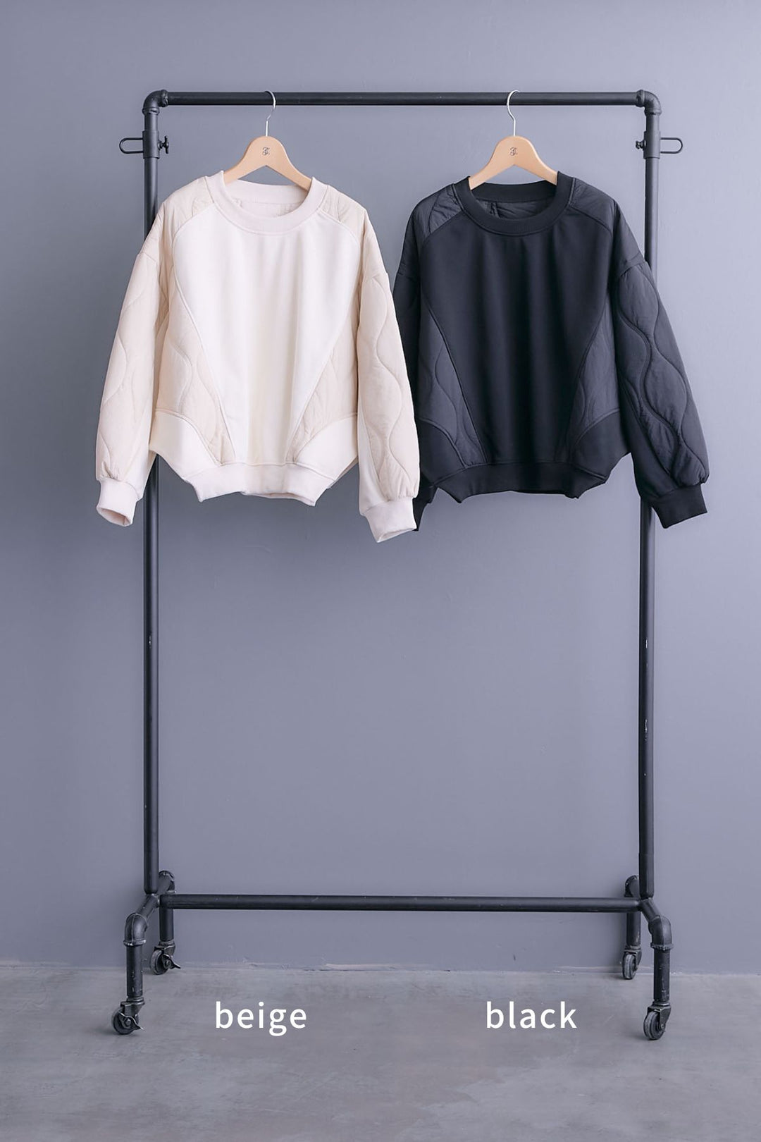 【予約】キルティングドッキングデザインプルオーバー