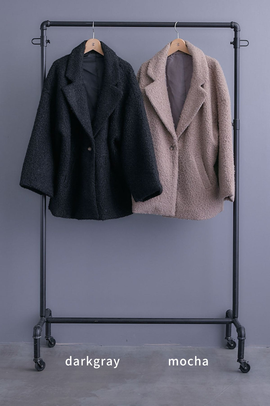 【予約】ブークレーテーラードコート