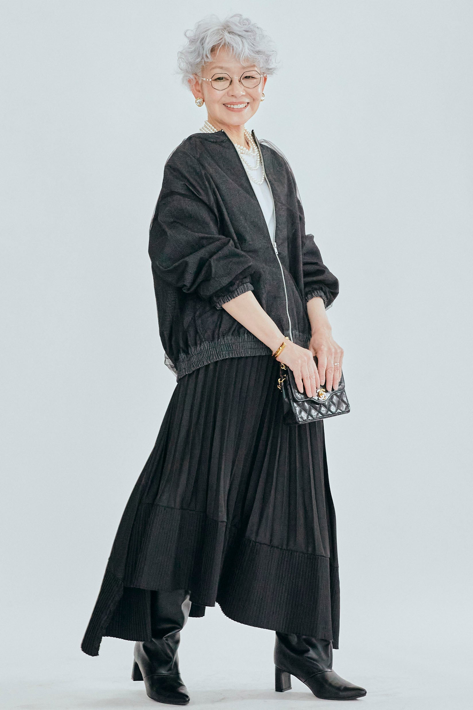予約］アシンメトリープリーツスカート – AIJAN