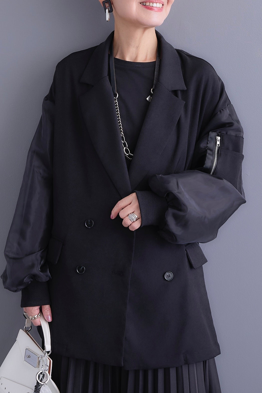 新色追加】【予約】チュールレイヤードMA-1ジャケット – AIJAN