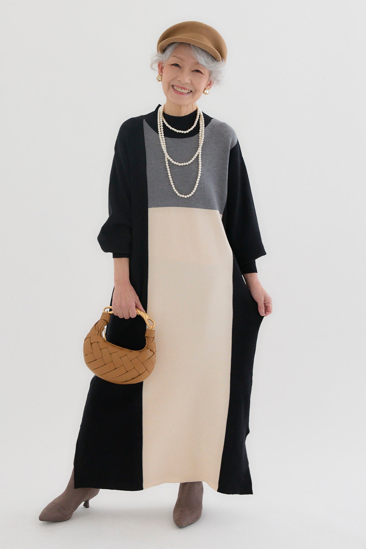 45R シルクとニットのワンピースII 45R シルクとニットのワンピースII 45R シルクとニットのワンピースII