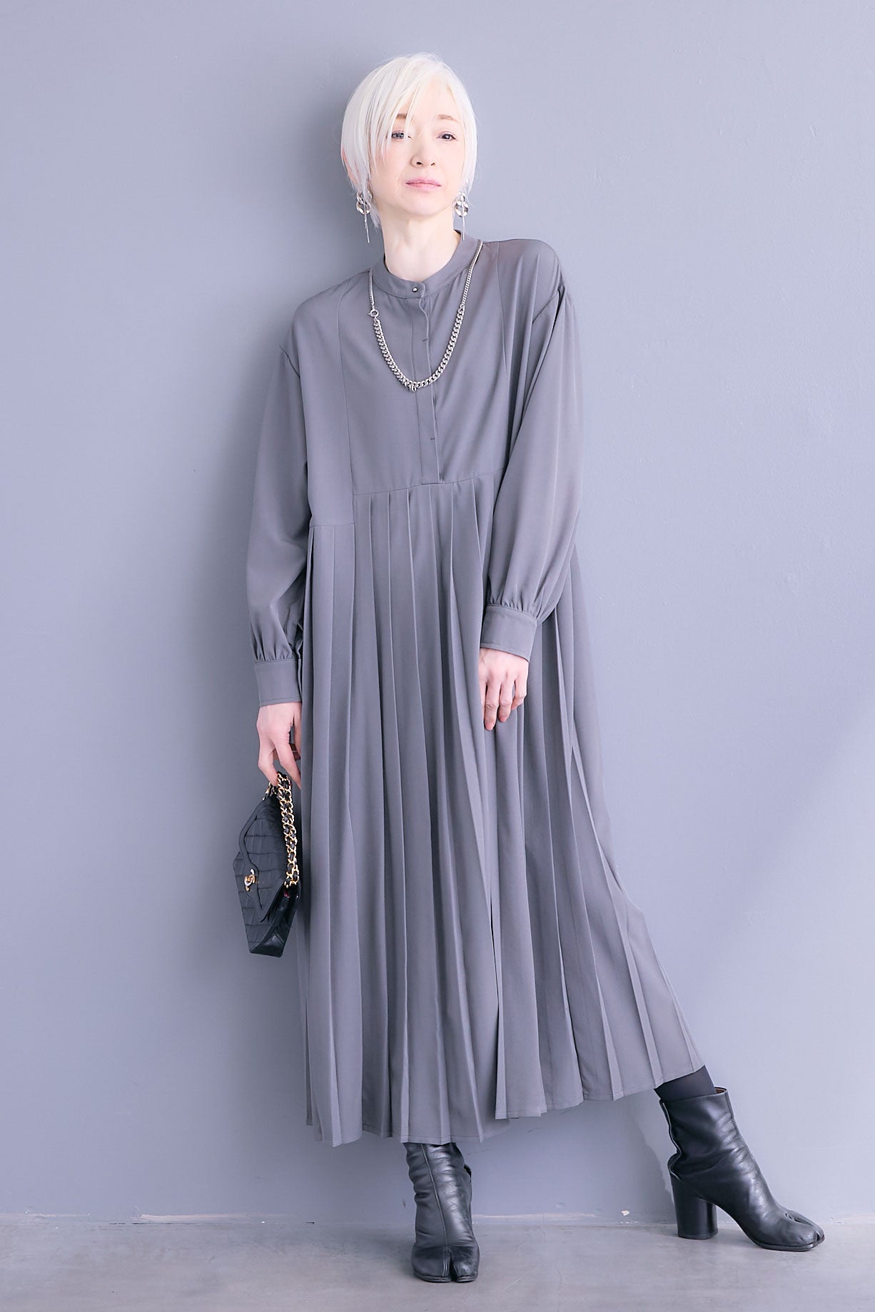 2026新作】イレギュラープリーツワンピース – AIJAN