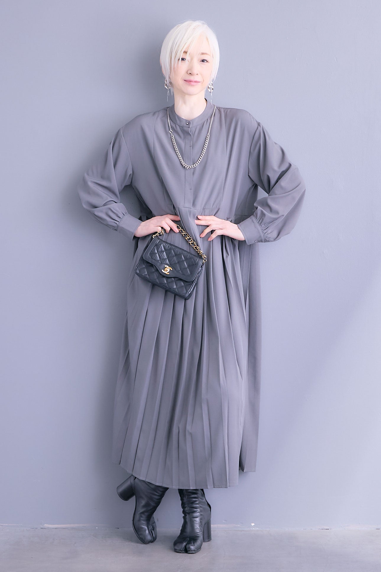 2026新作】イレギュラープリーツワンピース – AIJAN