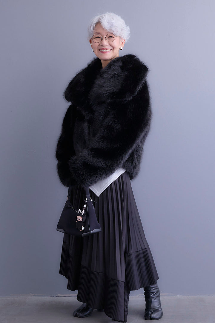 【予約】オーバーカラーファーコート