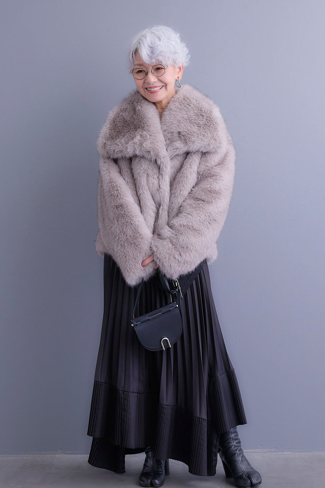 【予約】オーバーカラーファーコート