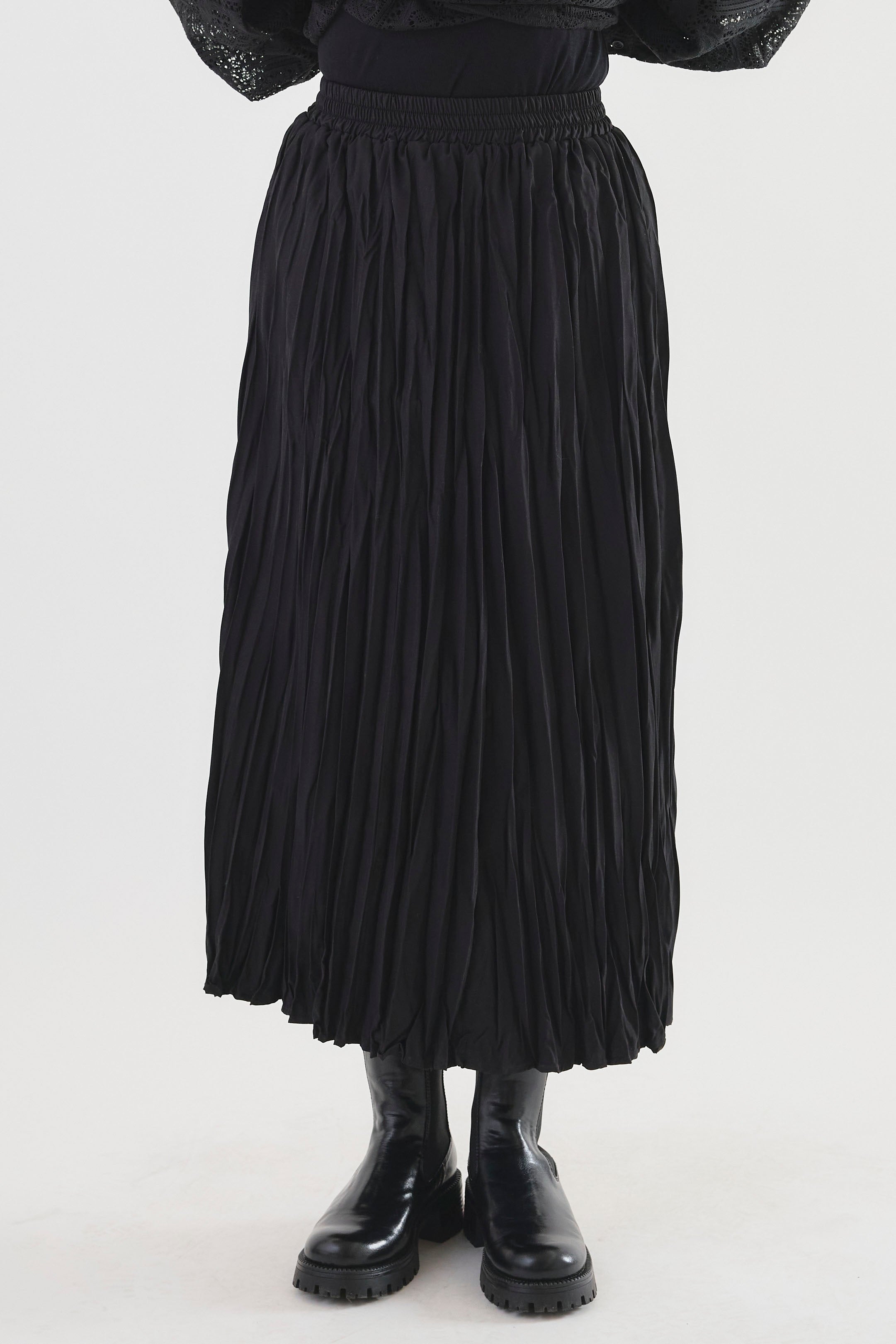 即納】ランダムクラッシュプリーツスカート – AIJAN