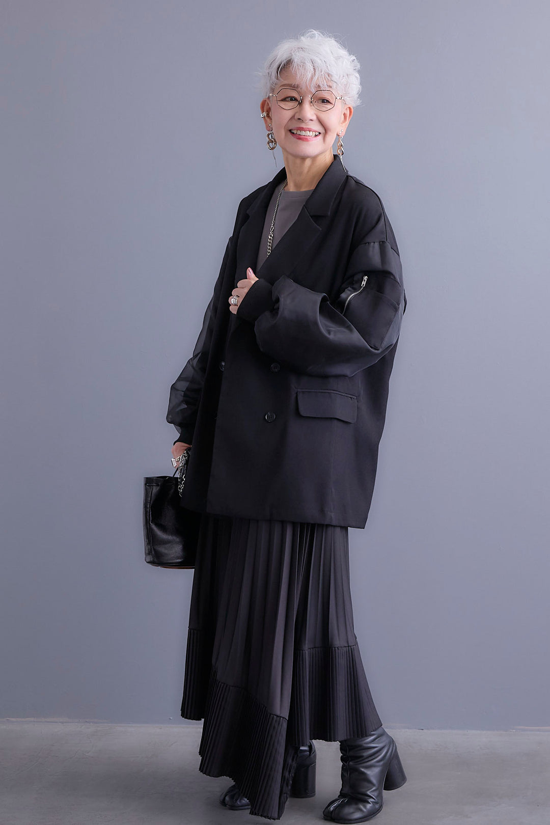 【新色追加】【予約】チュールレイヤードMA-1ジャケット