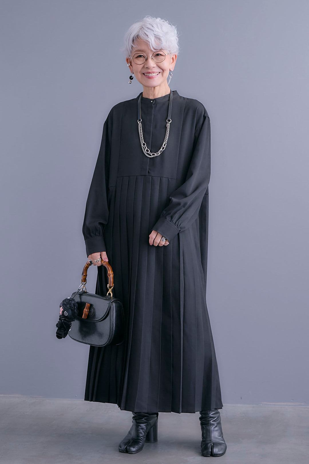 【予約】イレギュラープリーツワンピース