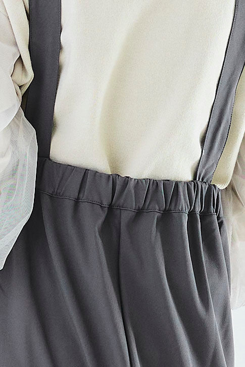 即納】Iラインサロペットワンピース – AIJAN